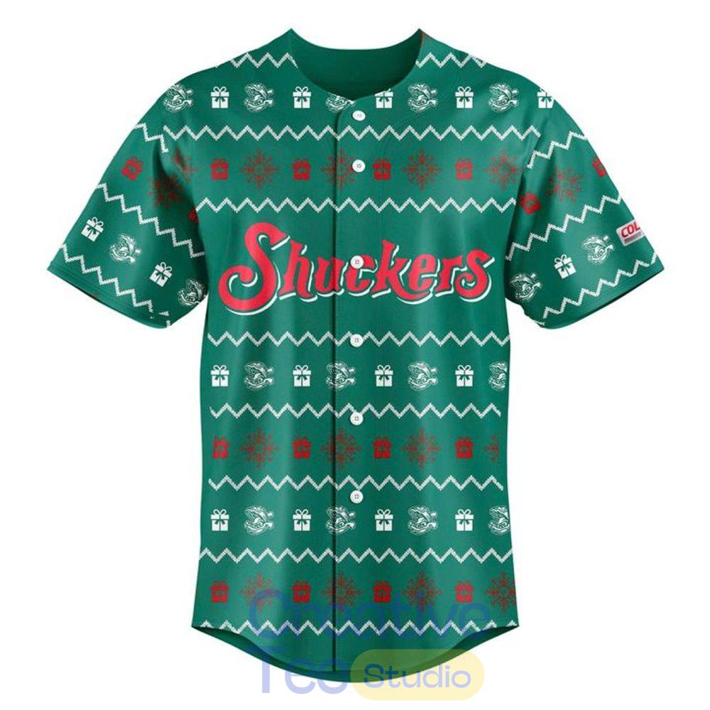 Biloxi Shuckers x Christmas In July 2026 Baseball Jersey