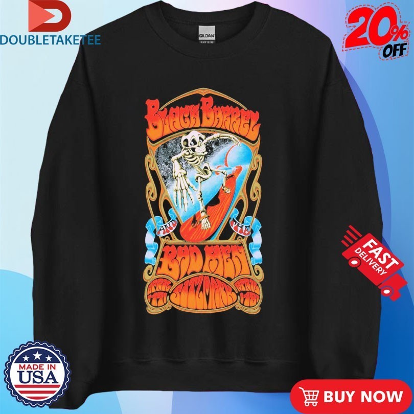 Black Barrel And The Bad Men Apr 17-18 2026 Syracuse NY Skeleton Shirts