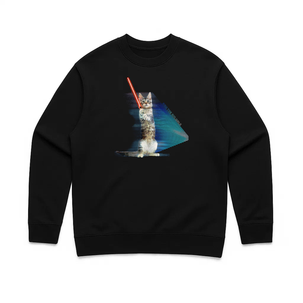 Unisex | Hologram Battle Cat | Crewneck Sweatshirt