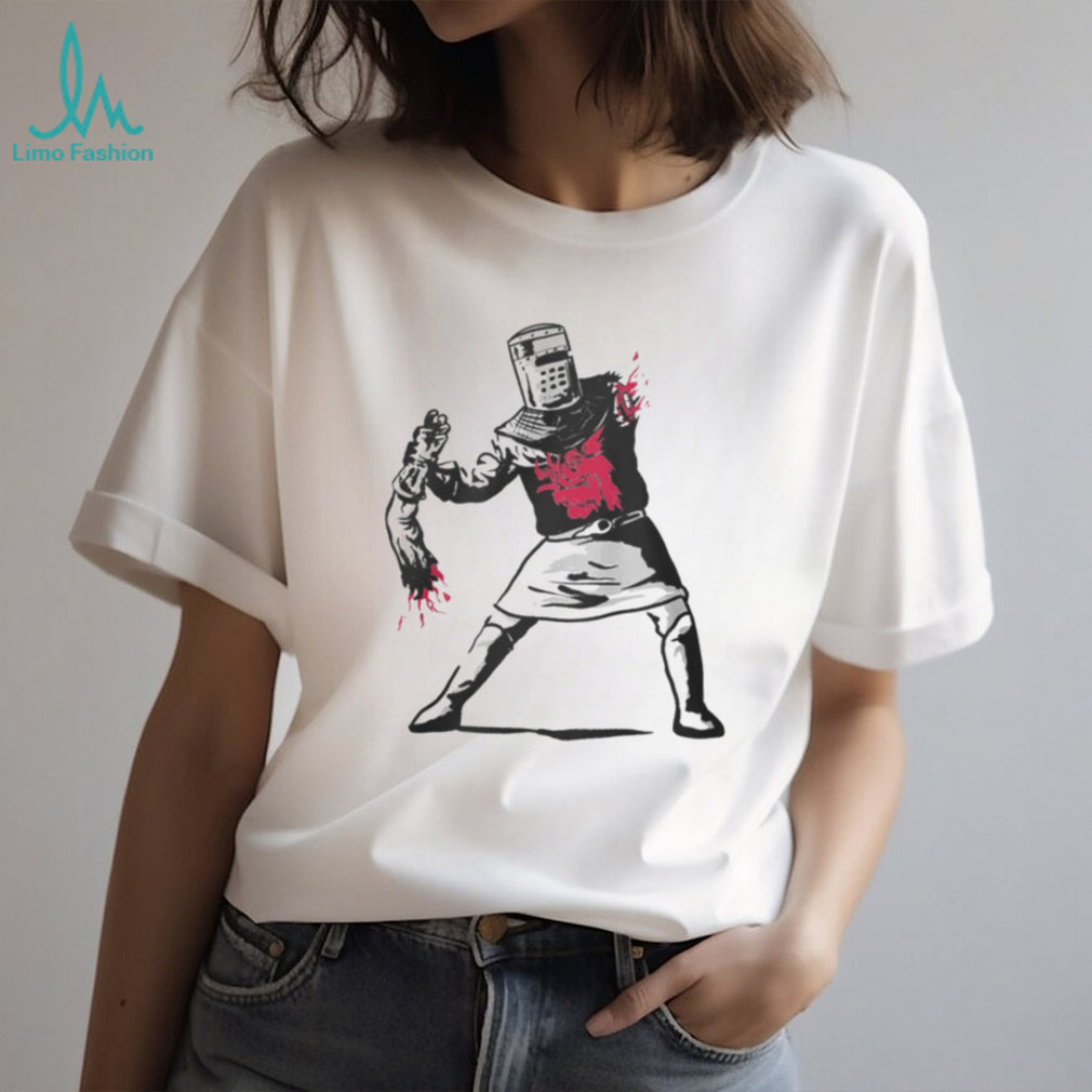 Black Knight Armless Flesh Wound Monty Python Graphic T Shirt
