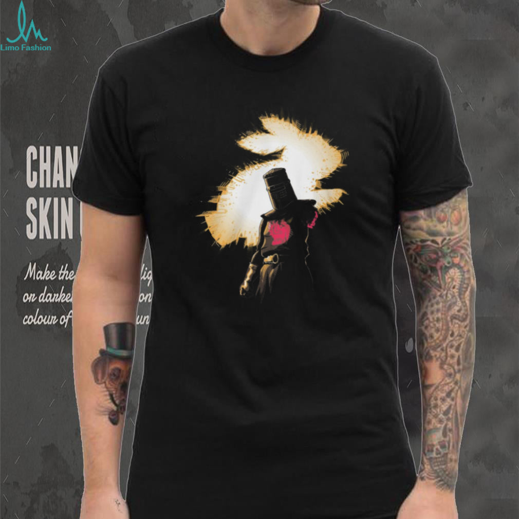 Black Knight Stand Tall Silhouette Monty Python Fan T Shirt