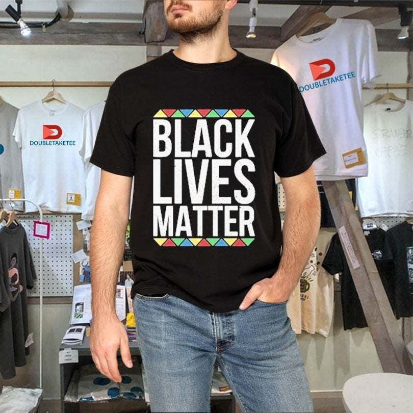 Black Lives Matter Colored Triangle Shirts