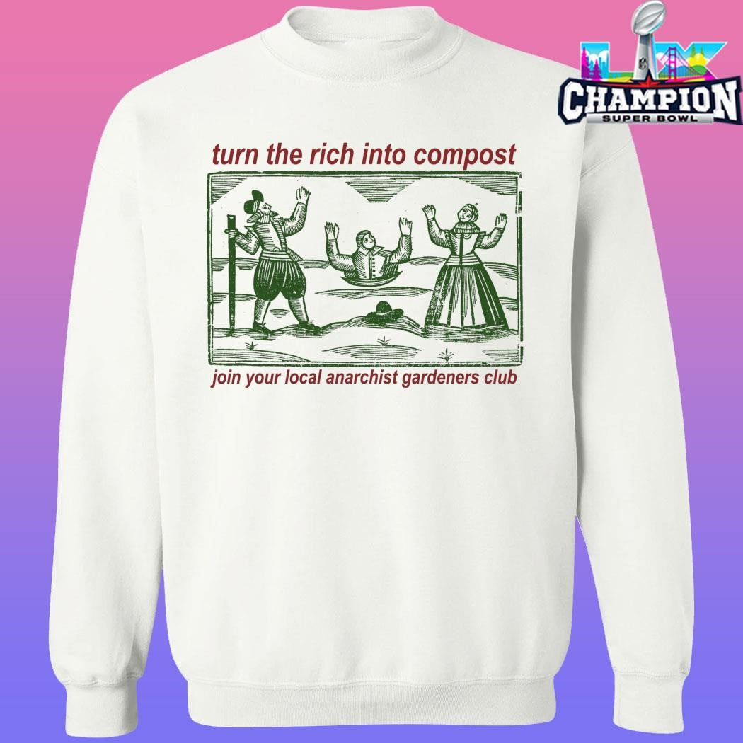 Black Lodge Press Turn The Rich Into Compost Shirt