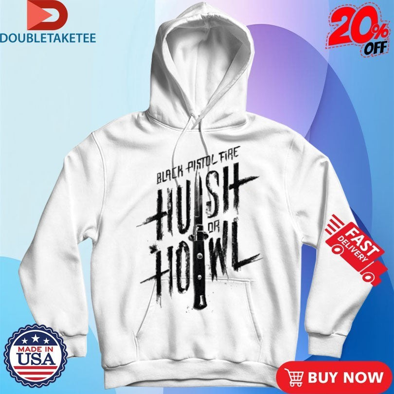Black Pistol Fire Hush Or Howl Knife Shirts