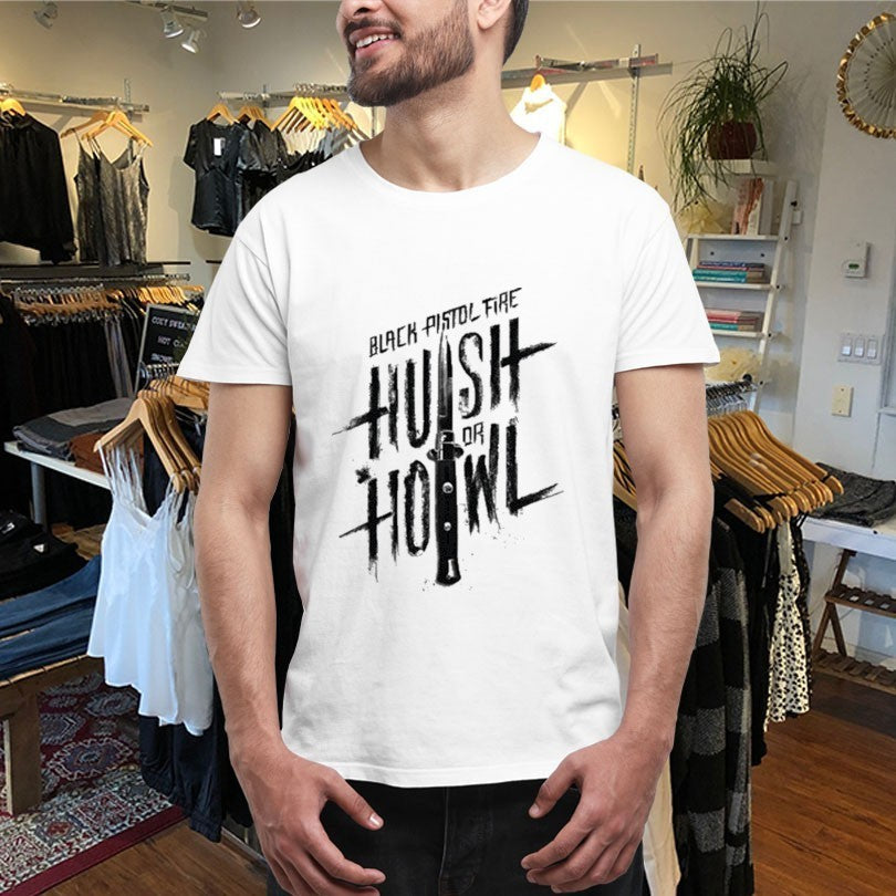 Black Pistol Fire Hush Or Howl Knife Shirts