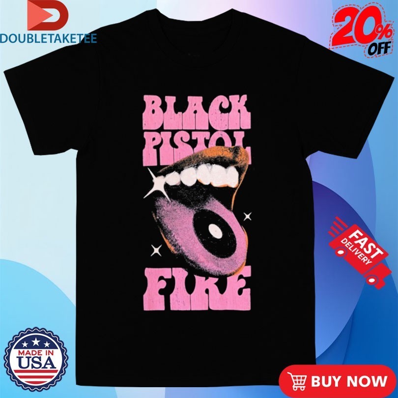 Black Pistol Fire Tongue Eye Shirts