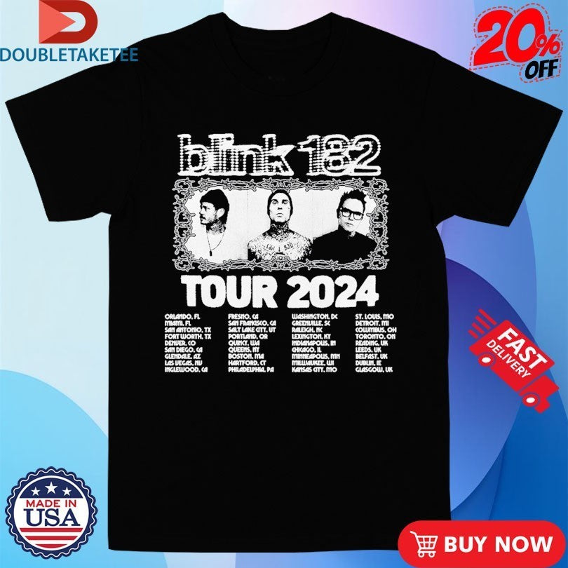 Blink 182 One More Time Tour 2024 Shirts