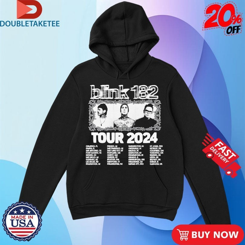 Blink 182 One More Time Tour 2024 Shirts