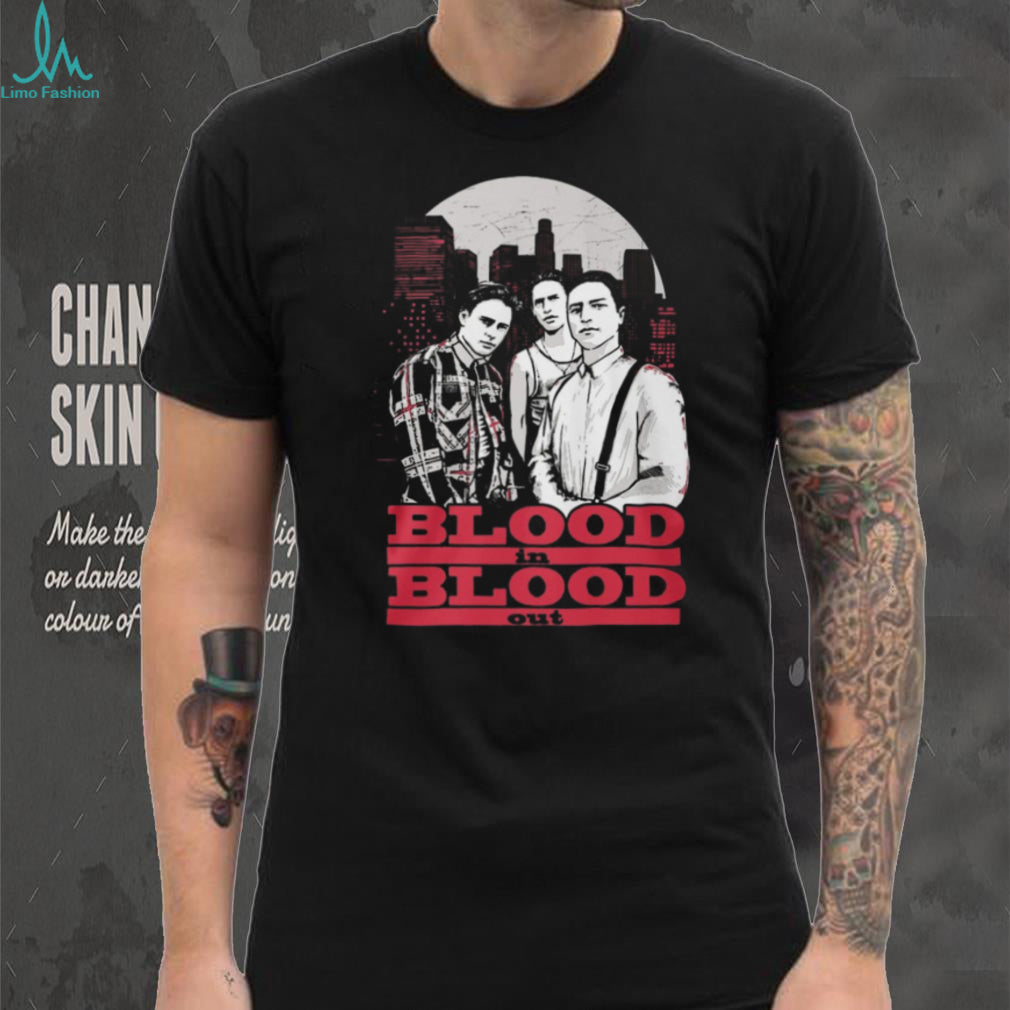 Blood In Blood Out Bound By Honor Trio Skyline Graphic T Shirt