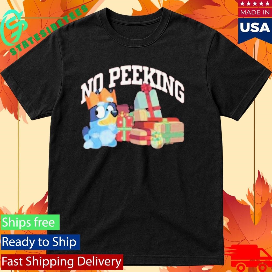 Bluey Kids No Peeking Shirt