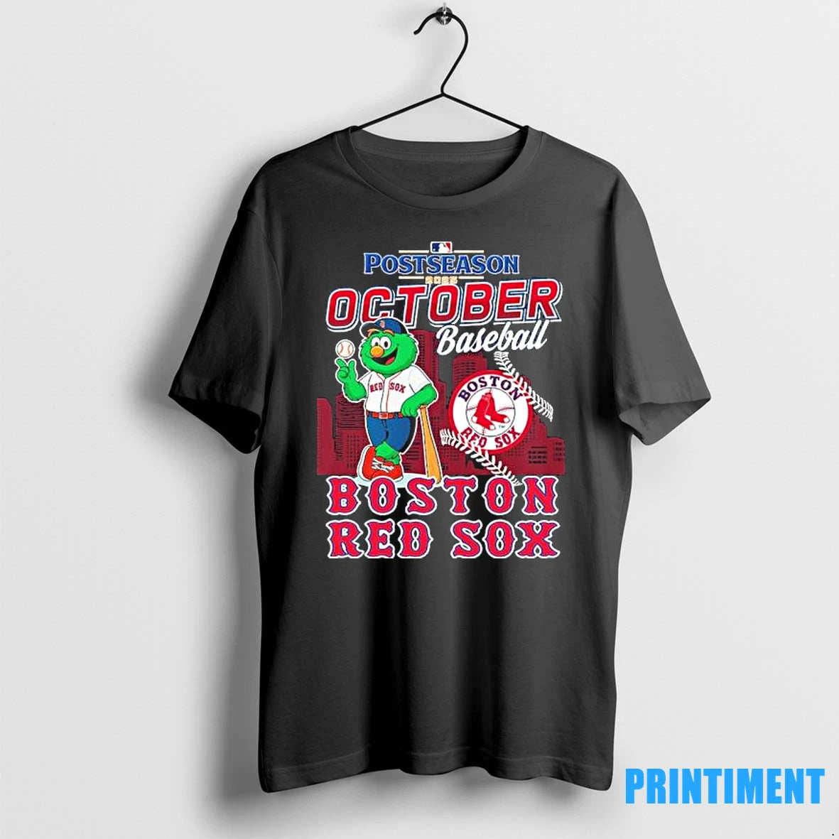 Boston Red Sox Mascot 2025 October Baseball Tshirts Sweater