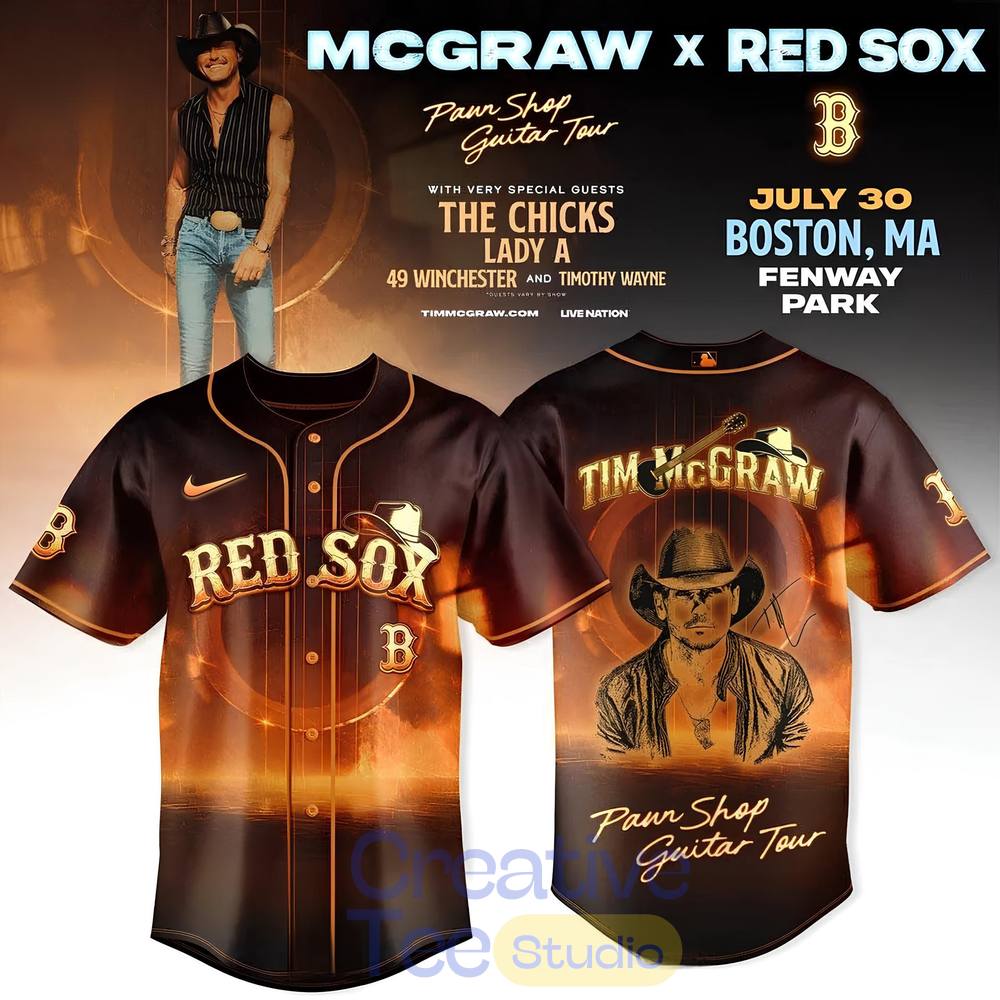 Boston Red Sox x Tim McGraw Concert Night Limited Jersey