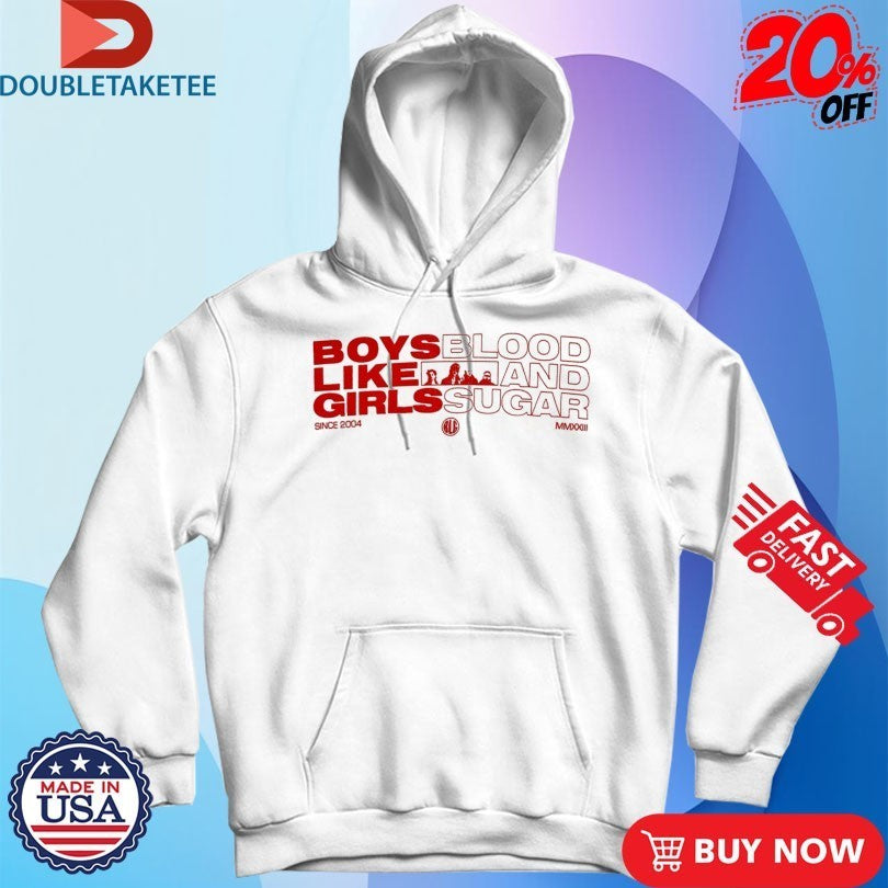 Boys Like Girls Blood And Sugar Since 2004 Text Block Shirts