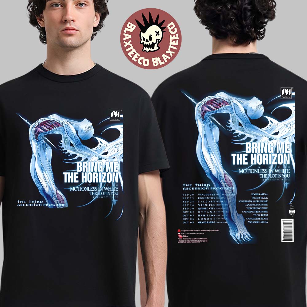 Bring Me The Horizon The Third Ascension Program 2026 North America September And October Two Sided T-Shirt