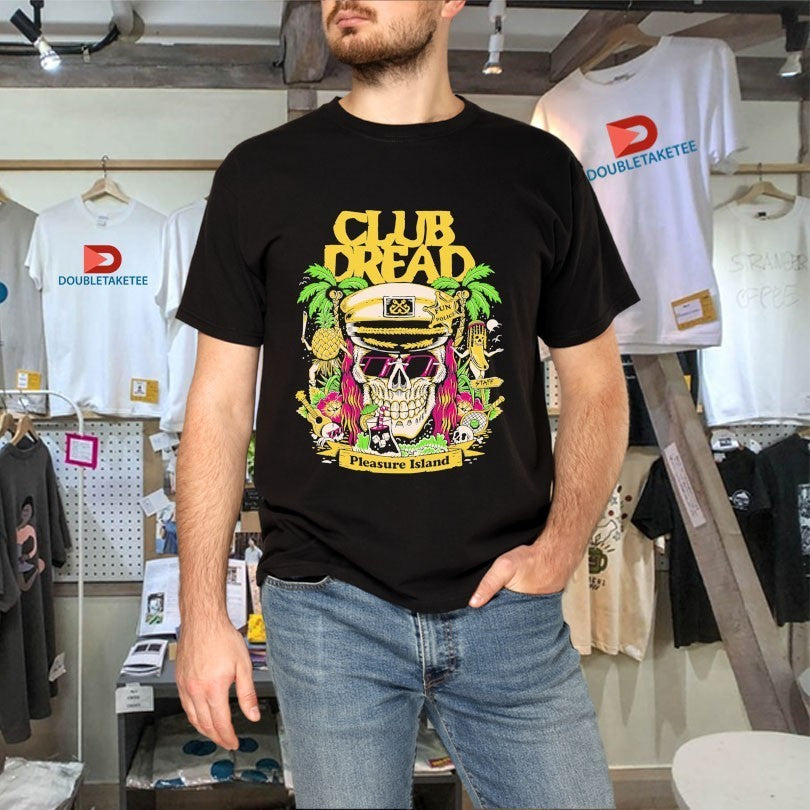 Broken Lizard Pleasure Island Creeporama Club Dread Fun Police SKull T-shirts