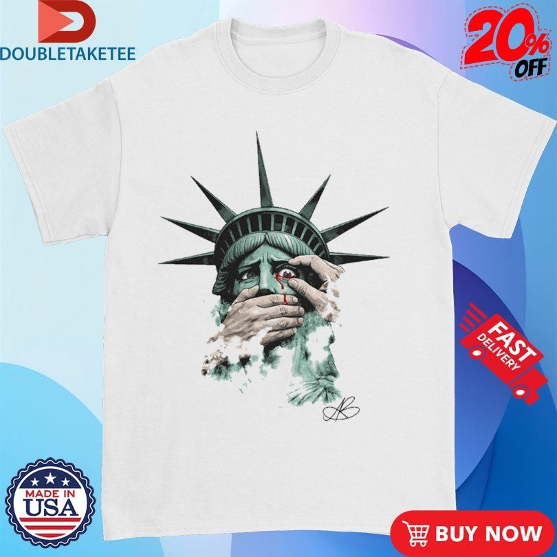 Bryan Andrews Are We Great Yet Liberty Statue Hands Shirts