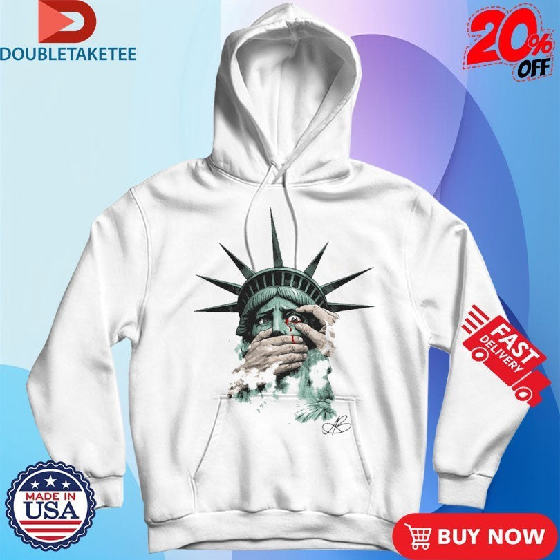 Bryan Andrews Are We Great Yet Liberty Statue Hands Shirts