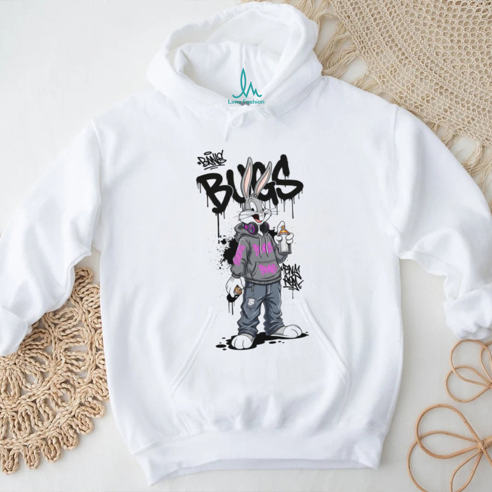 Bugs Bunny Streetwear Graffiti Artist Hoodie Design Urban Hip Hop Apparel