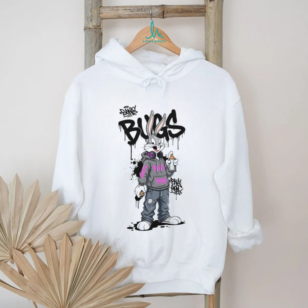 Bugs Bunny Streetwear Graffiti Artist Hoodie Design Urban Hip Hop Apparel