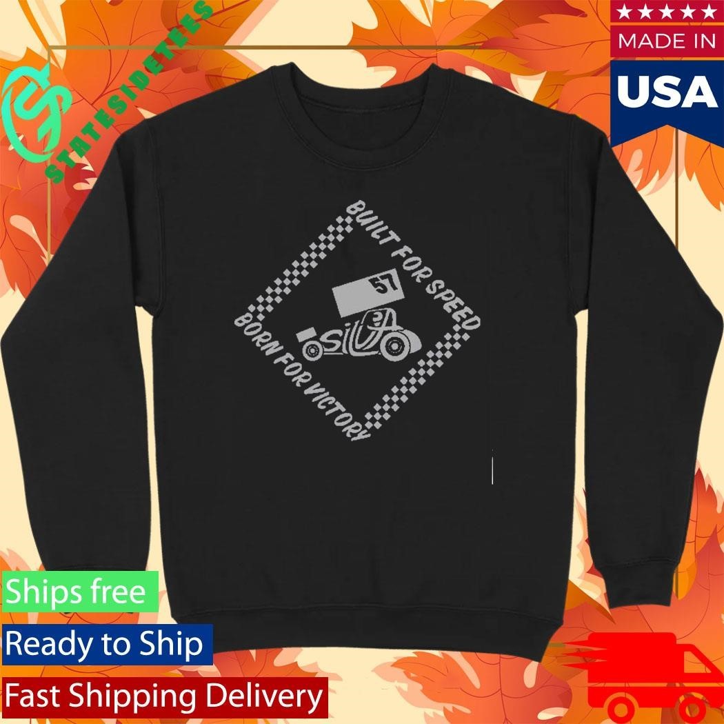 Built For Speed Design Maroon Shirt