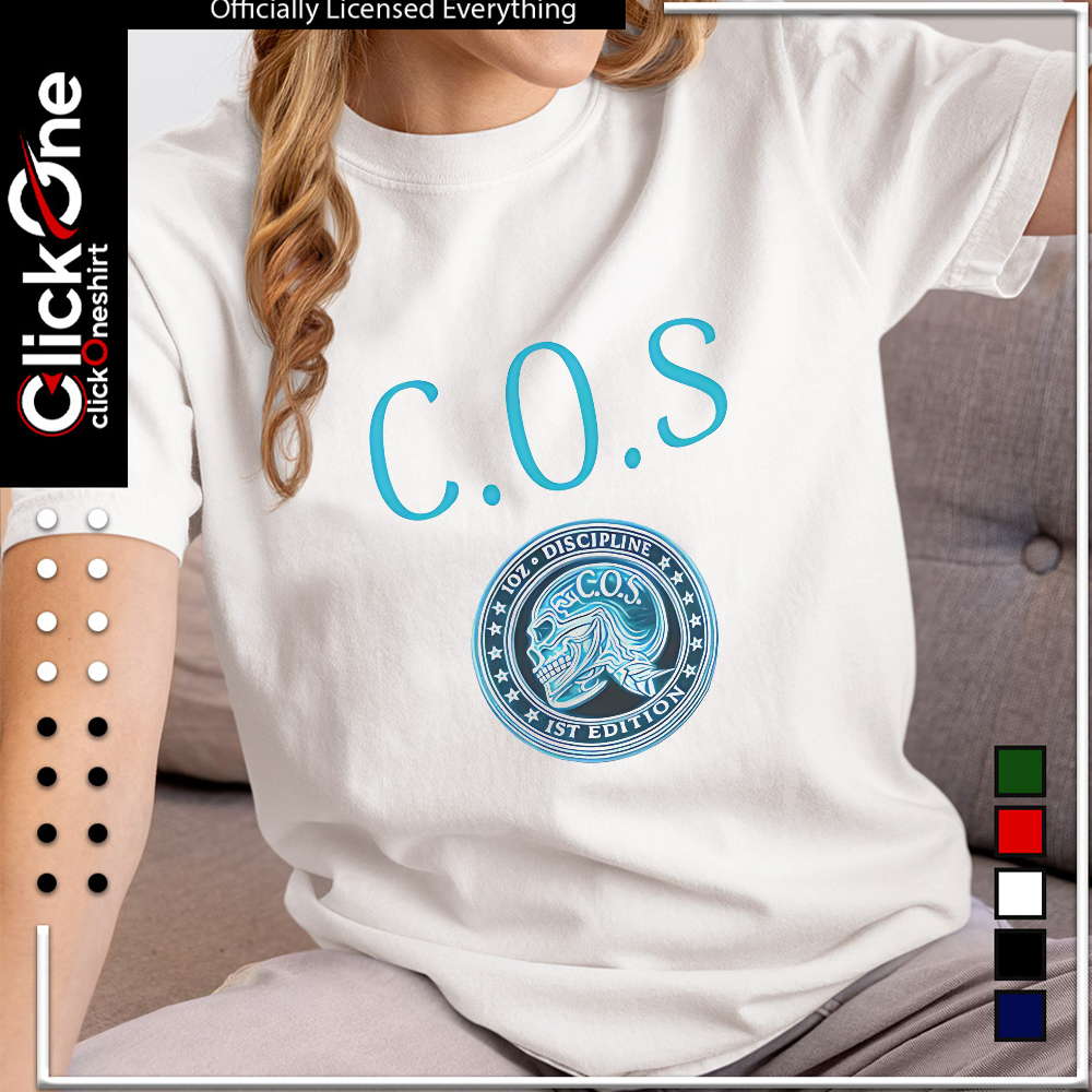 C O S discipline 1st edition C O S skull shirt