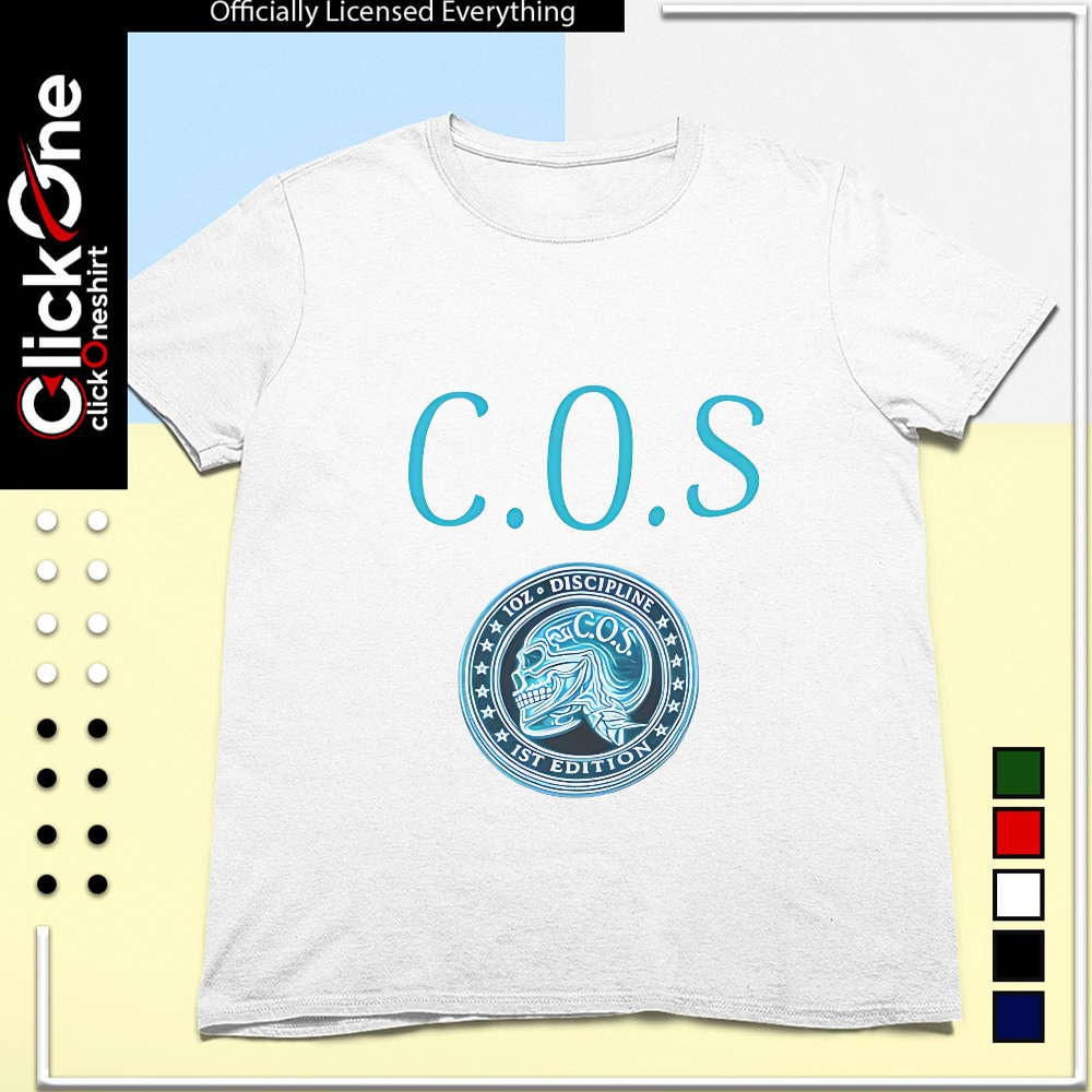 C O S discipline 1st edition C O S skull shirt