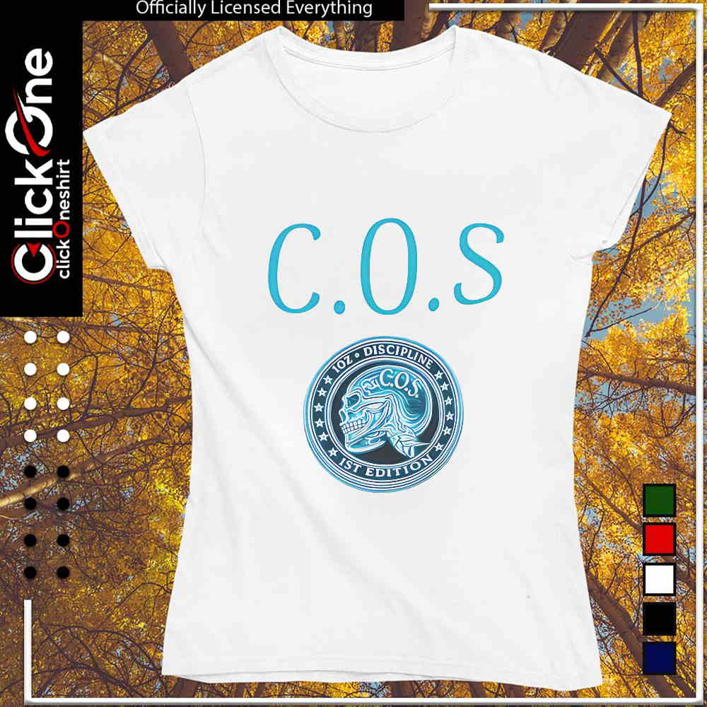 C O S discipline 1st edition C O S skull shirt