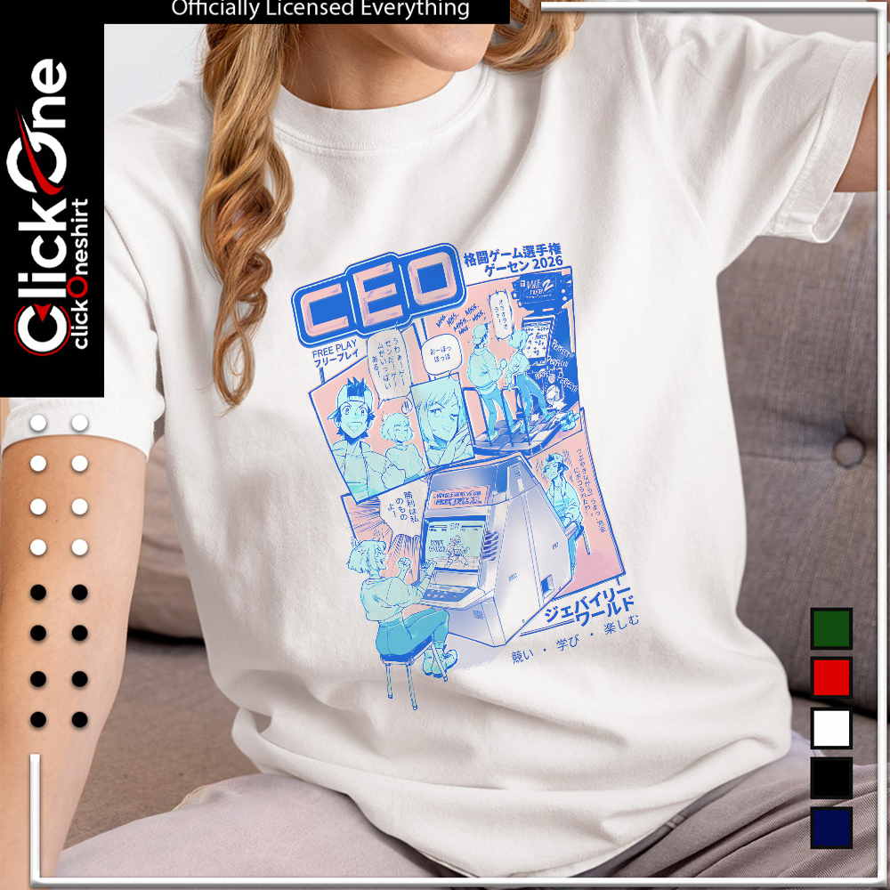 CEO Fighting Game Championship 2026 Arcade Gaming Tournament shirt