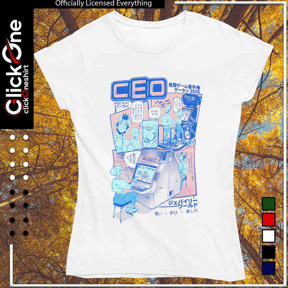 CEO Fighting Game Championship 2026 Arcade Gaming Tournament shirt
