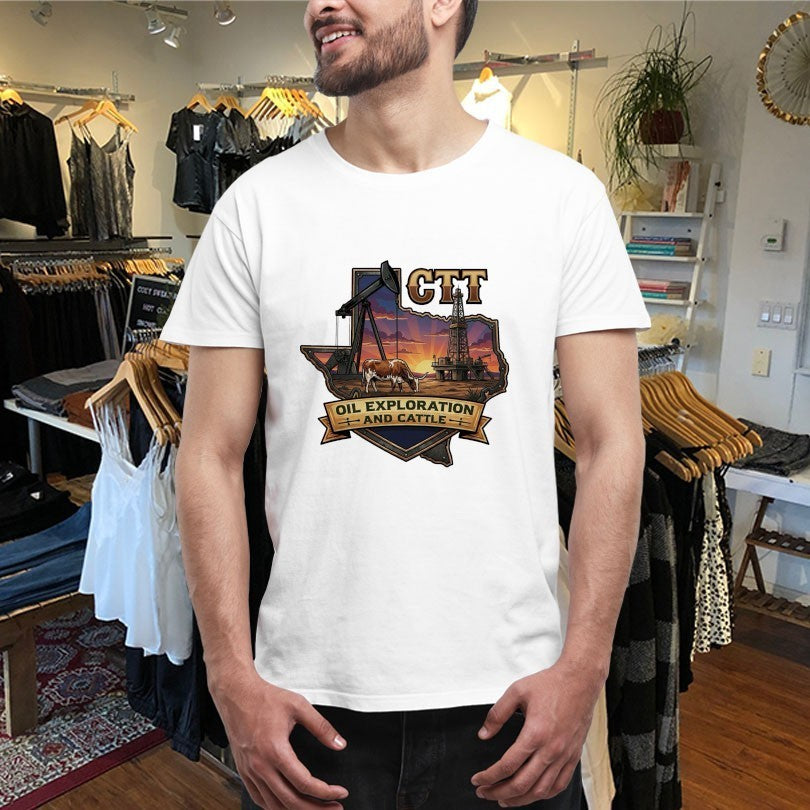 CTT Oil Exploration And Cattle TX Shirts