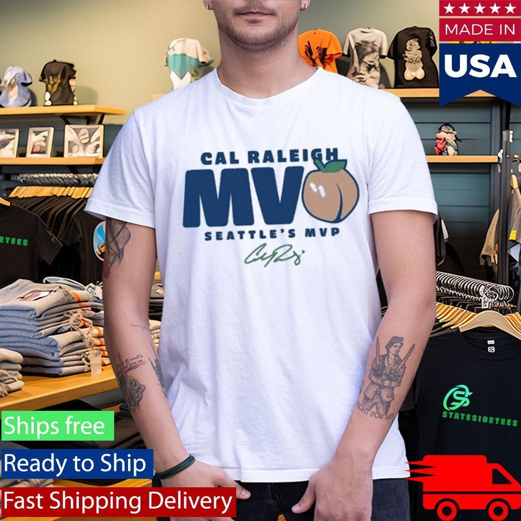 Cal Raleigh Seattle’s Mvpeach Shirt