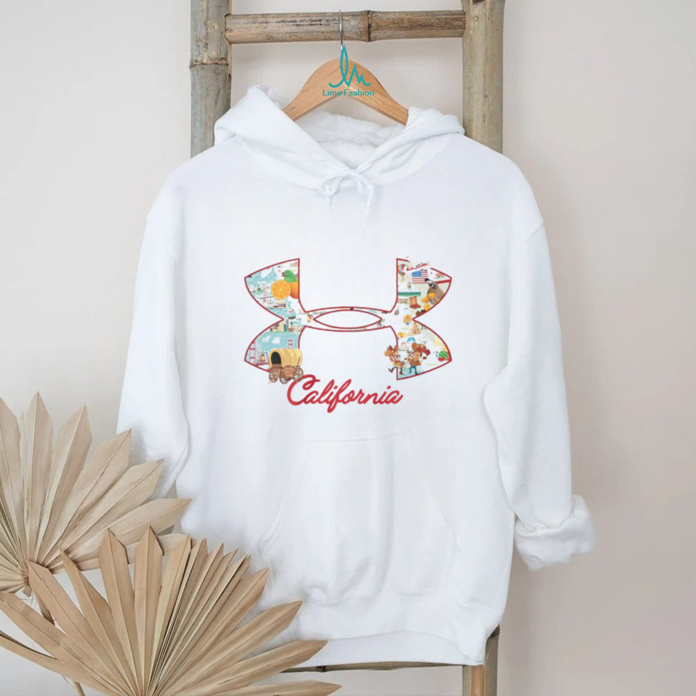 California State Landmarks & Icons Logo Graphic T Shirt