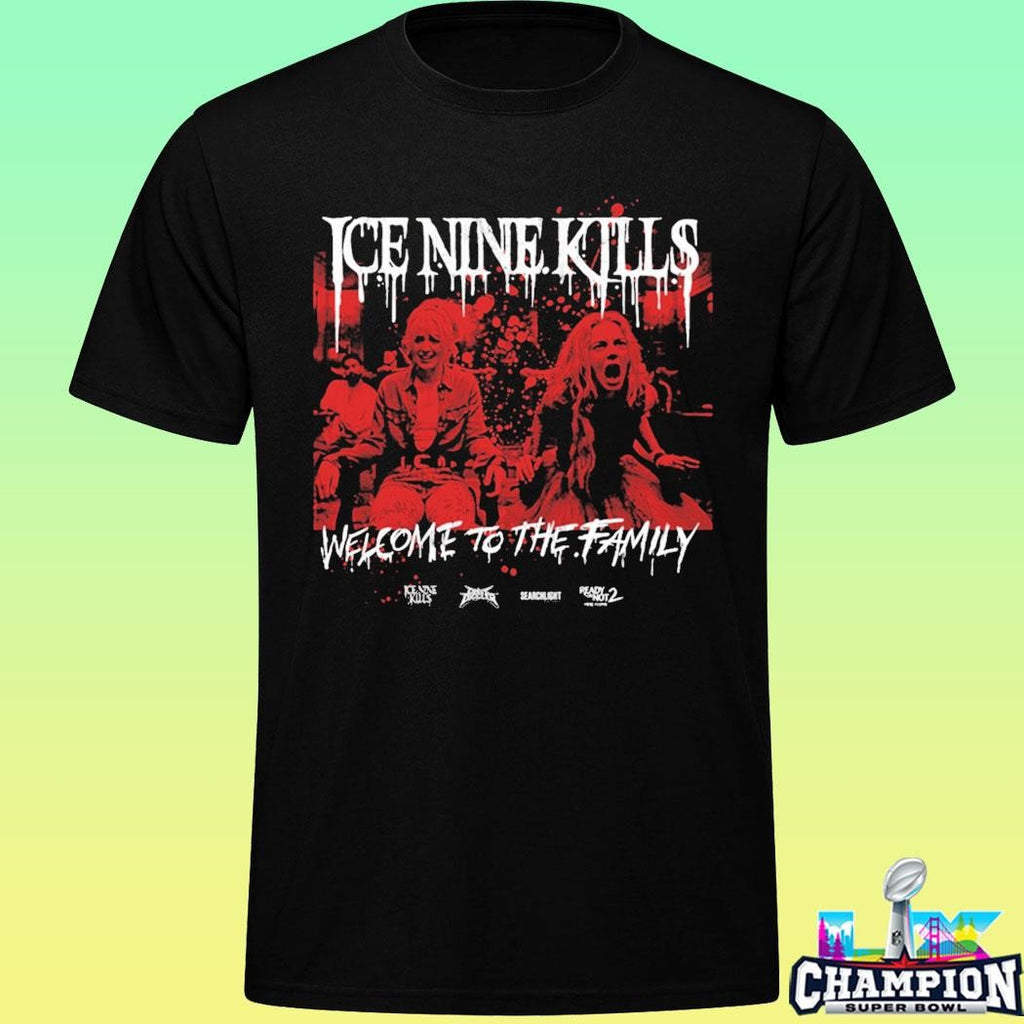 Ce Nine Kills X Ready Or Not 2 Here I Come Welcome To The Family Shirt