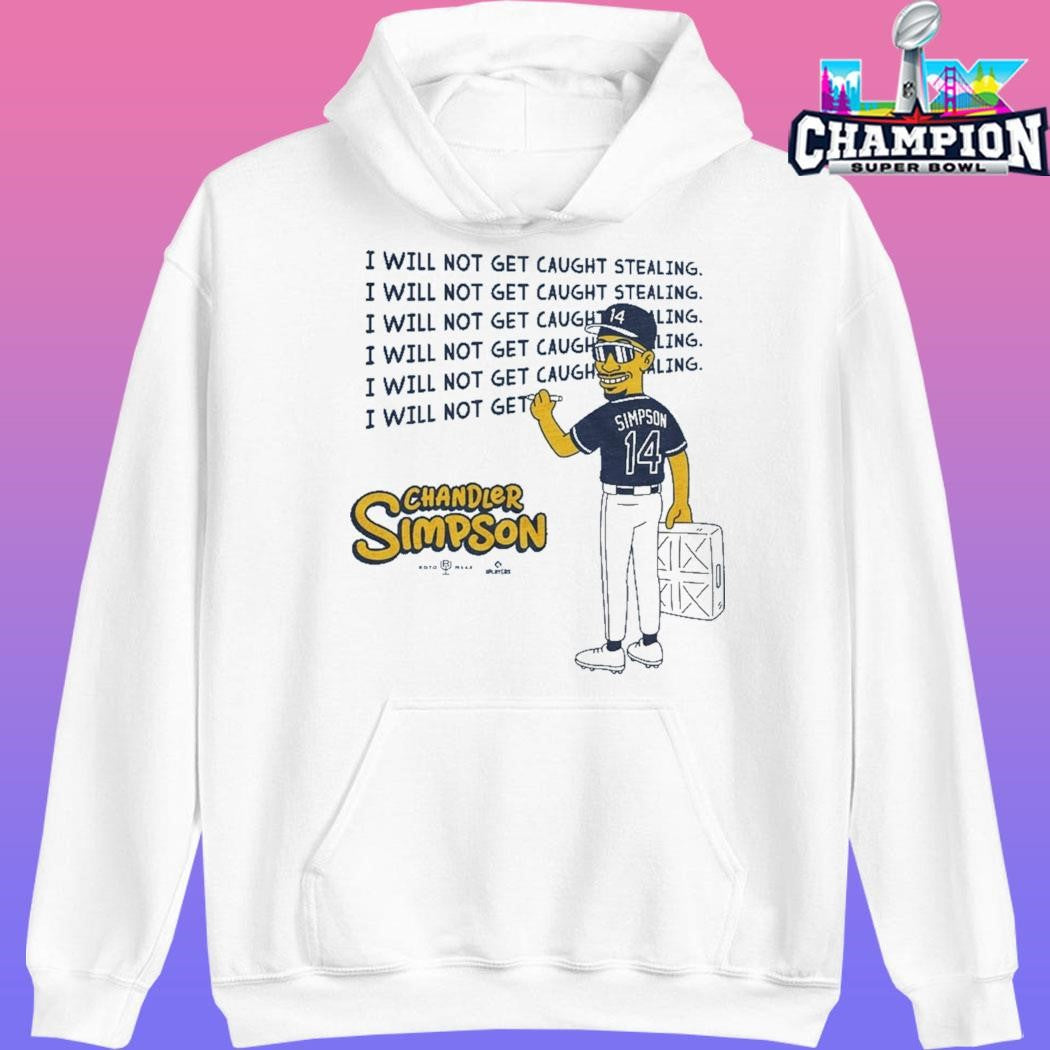 Chandler Simpson I Will Not Get Caught Stealing Shirt