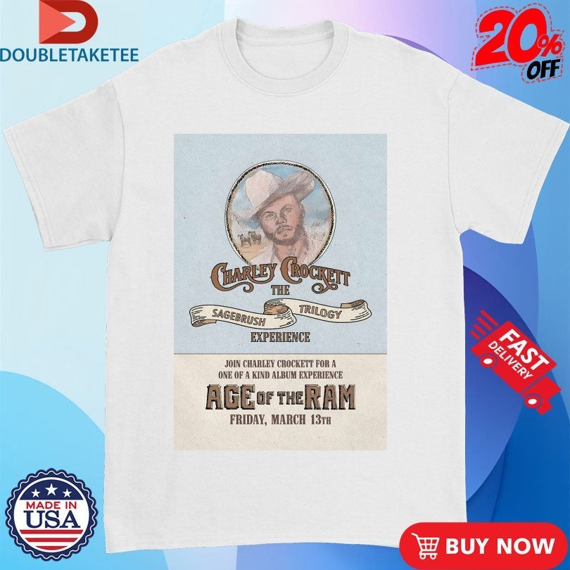 Charley Crockett At San Benito County Fairgrounds On Mar 13 2026 Shirts