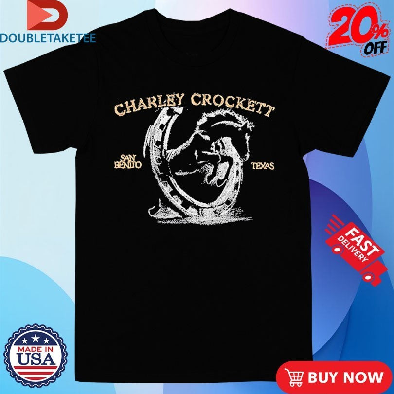 Charley Crockett San Benito Texas Horseshoe Shirts