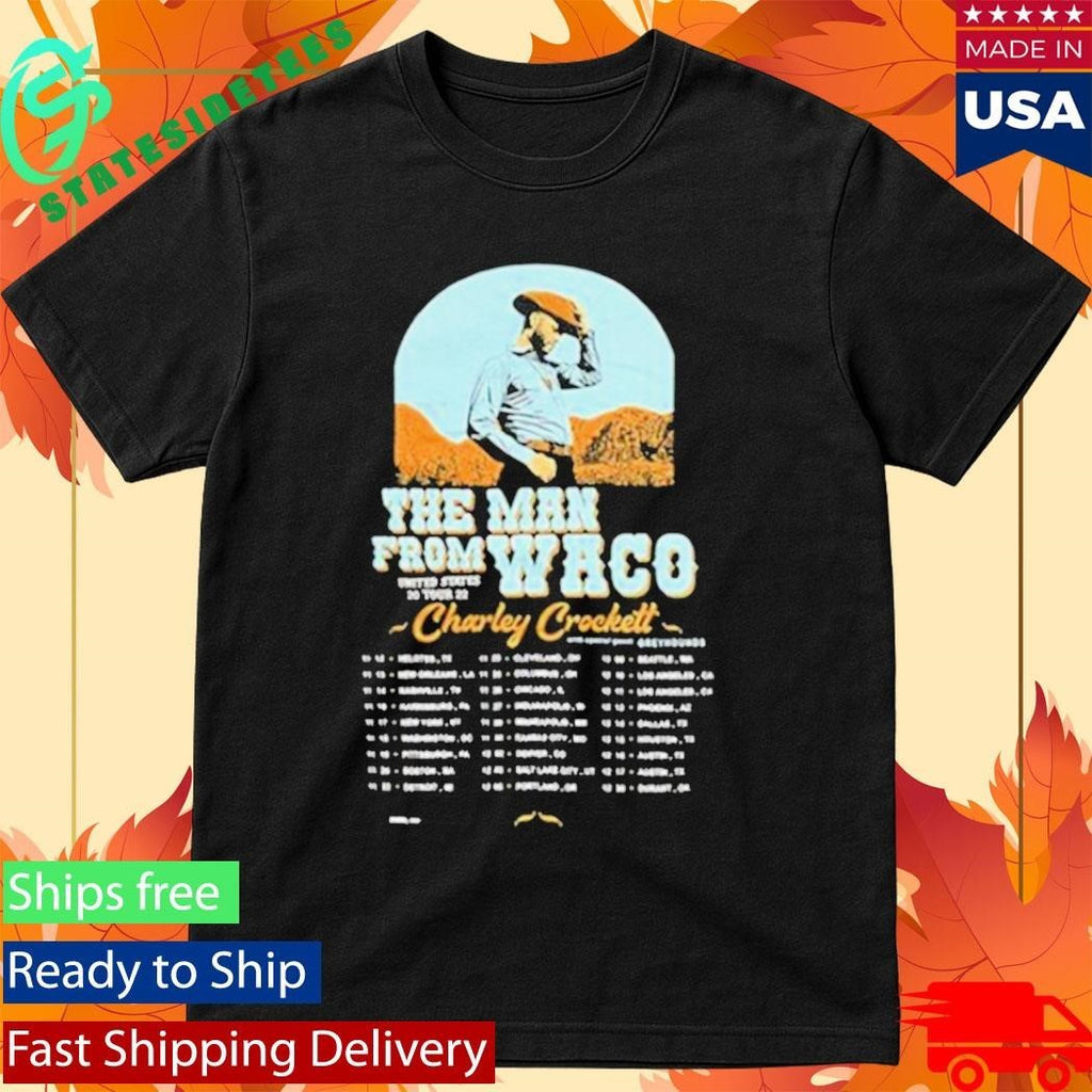 Charley Crockett The Man From Waco Us Tour Shirt