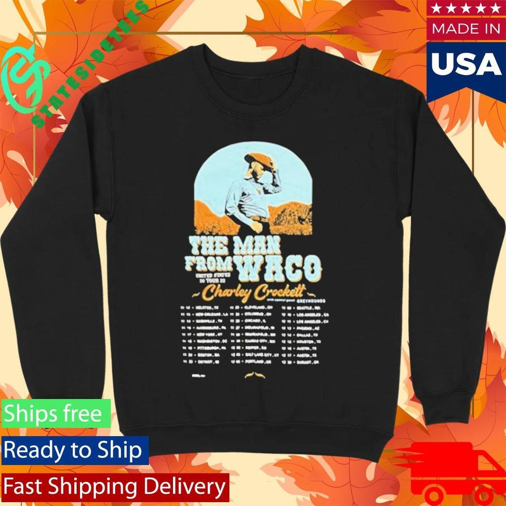 Charley Crockett The Man From Waco Us Tour Shirt