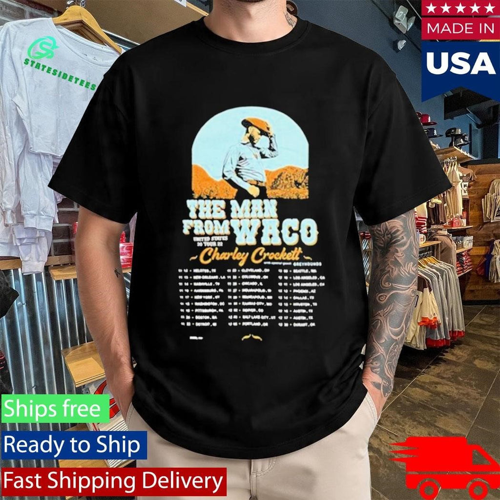Charley Crockett The Man From Waco Us Tour Shirt