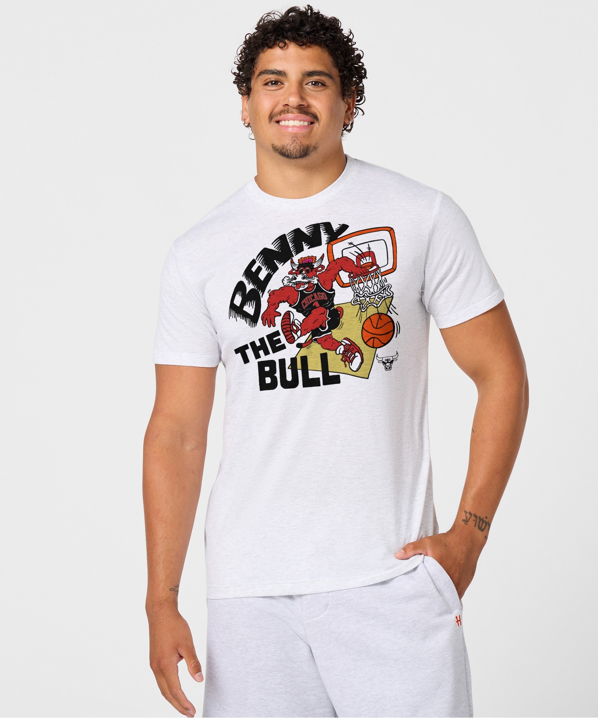 Chicago Bulls Benny The Bull Cartoon