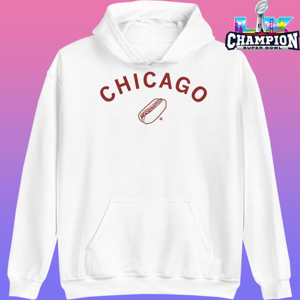 Chicago Hot Dog Curved Shirt