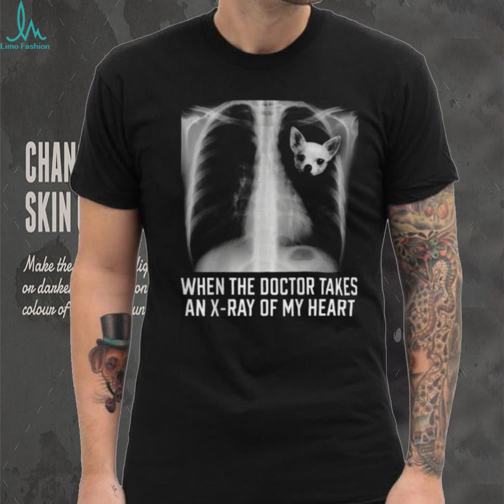 Chihuahua In My Heart X Ray Funny Dog Lover T Shirt