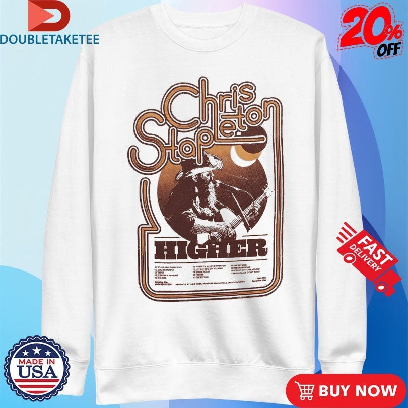 Chris Stapleton Higher Tracklist Shirts