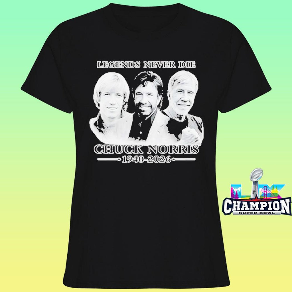 Chuck Norris Legends Never Die 1940-2026 Shirt
