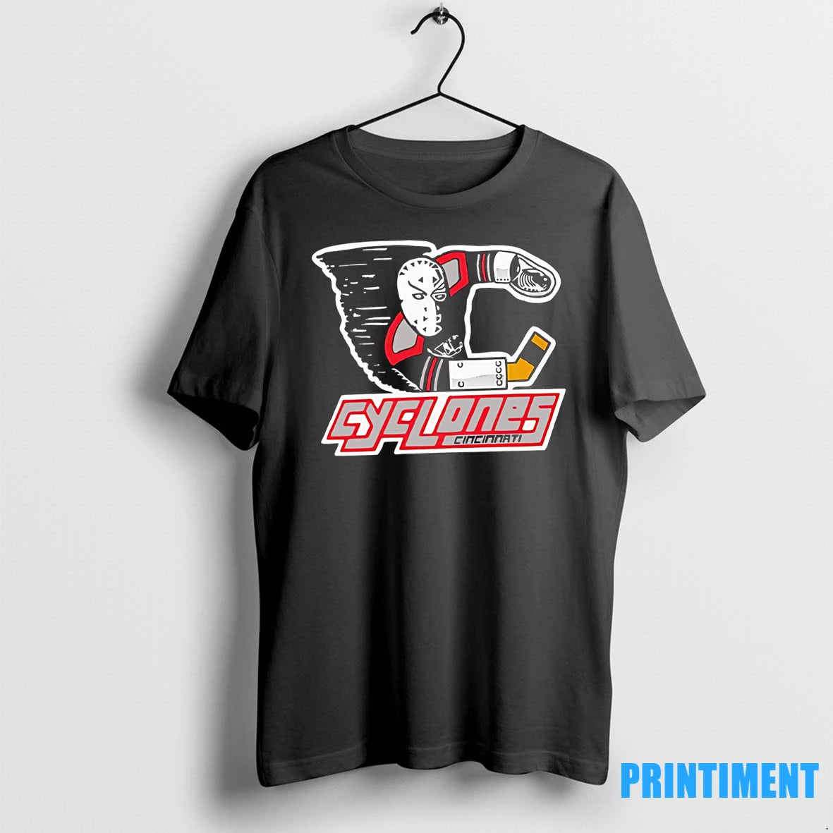 Cincinnati Cyclones Hockey Retro Logo Tshirts Sweater