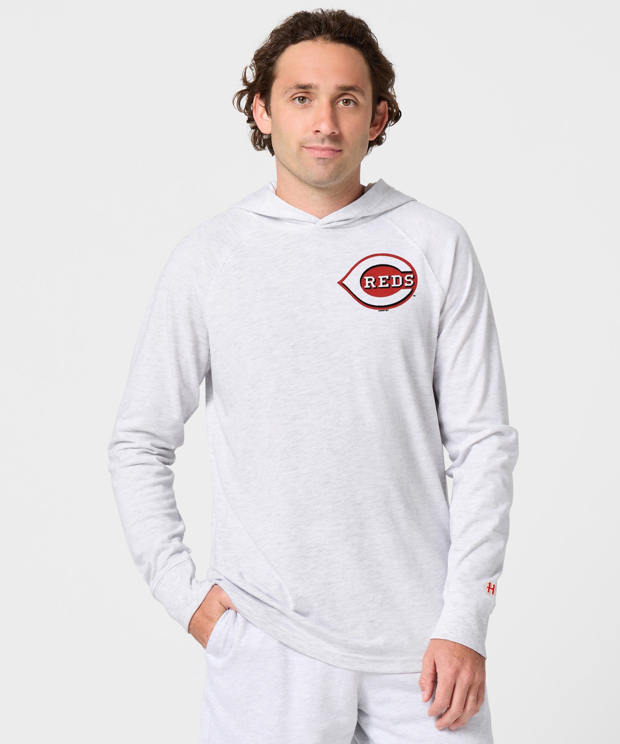 Cincinnati Reds Jersey Logo '13 Lightweight Hoodie