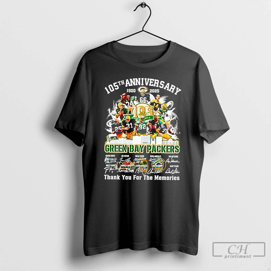Classic 105th Anniversary 1920 2025 Green Bay Packers Team Players T Shirts Hoodie, Sweatshirt | InkNestWear.com