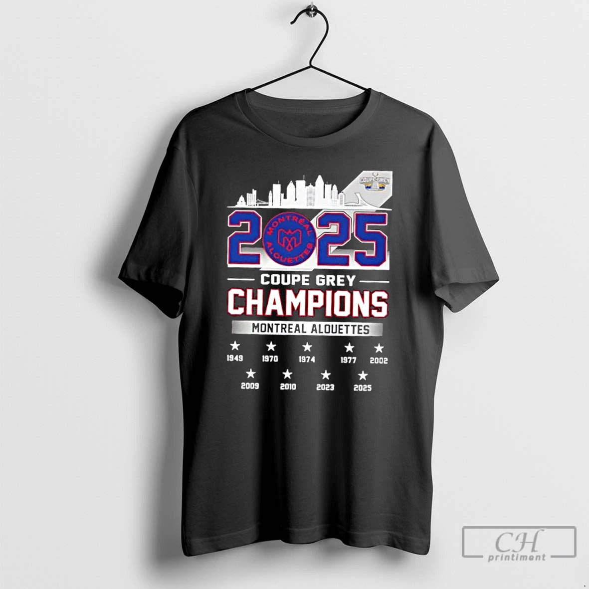 Classic 1949 2025 Coupe Grey Champions Montreal Alouettes Skyline T-Shirts, Hoodie, Sweatshirt | InkNestWear.com