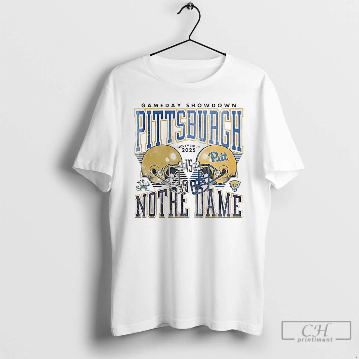 Classic 2025 Gameday Showdown Pitt Panthers Vs Notre Dame Fighting Irish T Shirts
