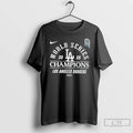 Classic 2025 Los Angeles Dodgers Back To Back World Series Champions 2 Sided T Shirts